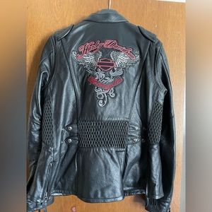 Harley Davidson gently used leather jacket